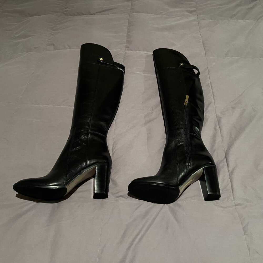Louise et Cie Black Leather Over-The-Knee Boots - Size 7M